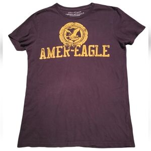 AMERICAN EAGLE Logo T-shirt S